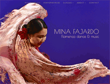 Tablet Screenshot of minafajardo.com